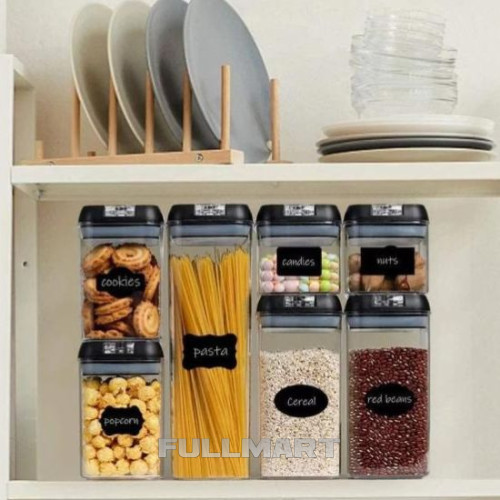 Набір ємностей для сипучих продуктів Food Storage Container Set 7 шт + пакети для їжі 100 шт